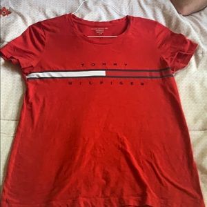 Tommy hilfiger red woman’s t-shirt